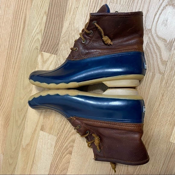 Sperry Duck Boots Sz 11 Women’s Waterproof Rubber Rain - Picture 4 of 9